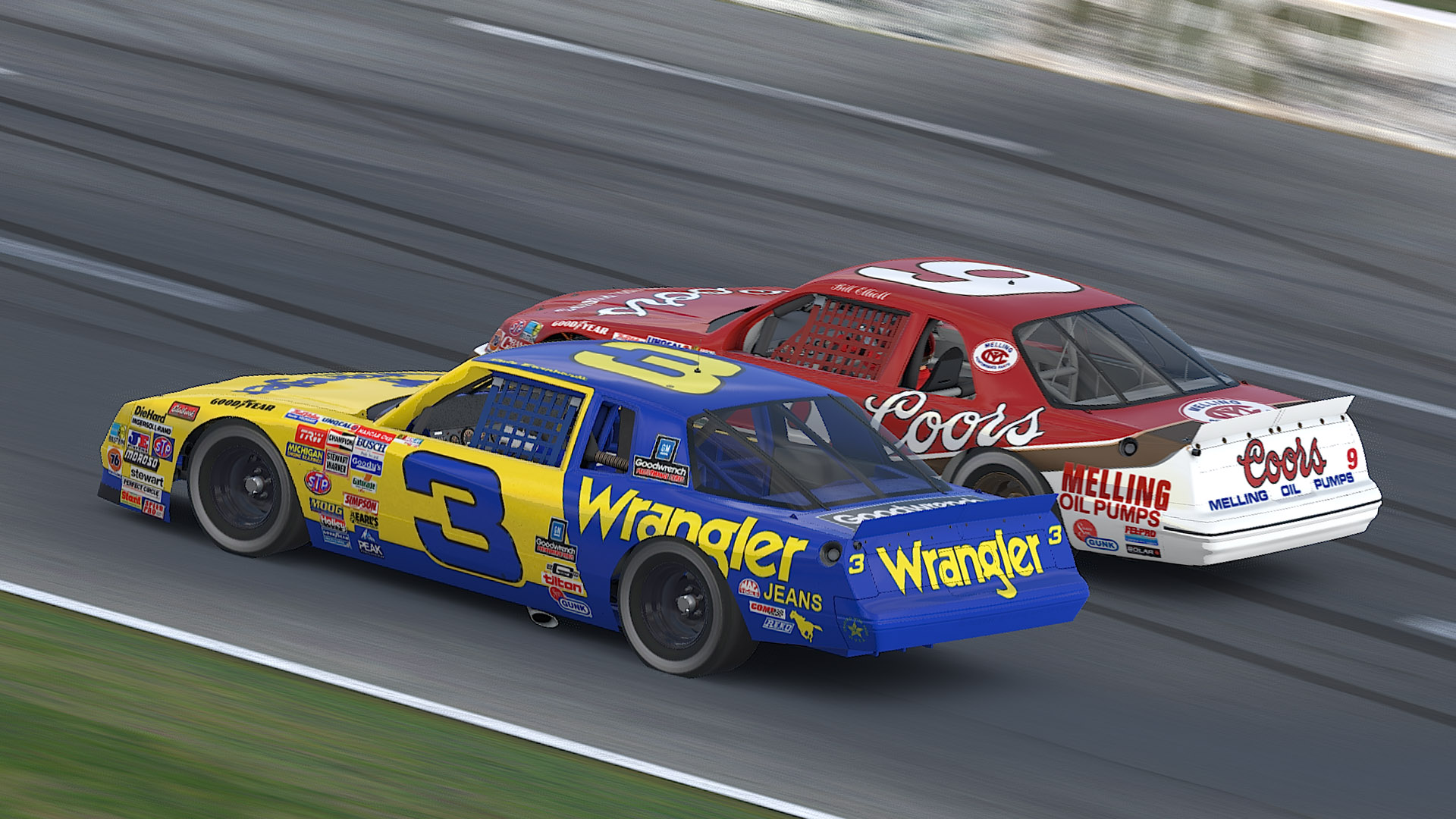 Updating iRacing's 1987 NASCAR Cup Series Cars    Motorsport Simulations