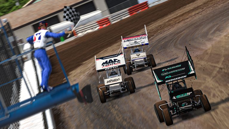 Bergeron goes back-to-back, wins World of Outlaws Thrustmaster Sprint ...