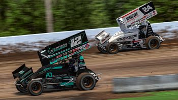 Bergeron goes back-to-back, wins World of Outlaws Thrustmaster Sprint ...