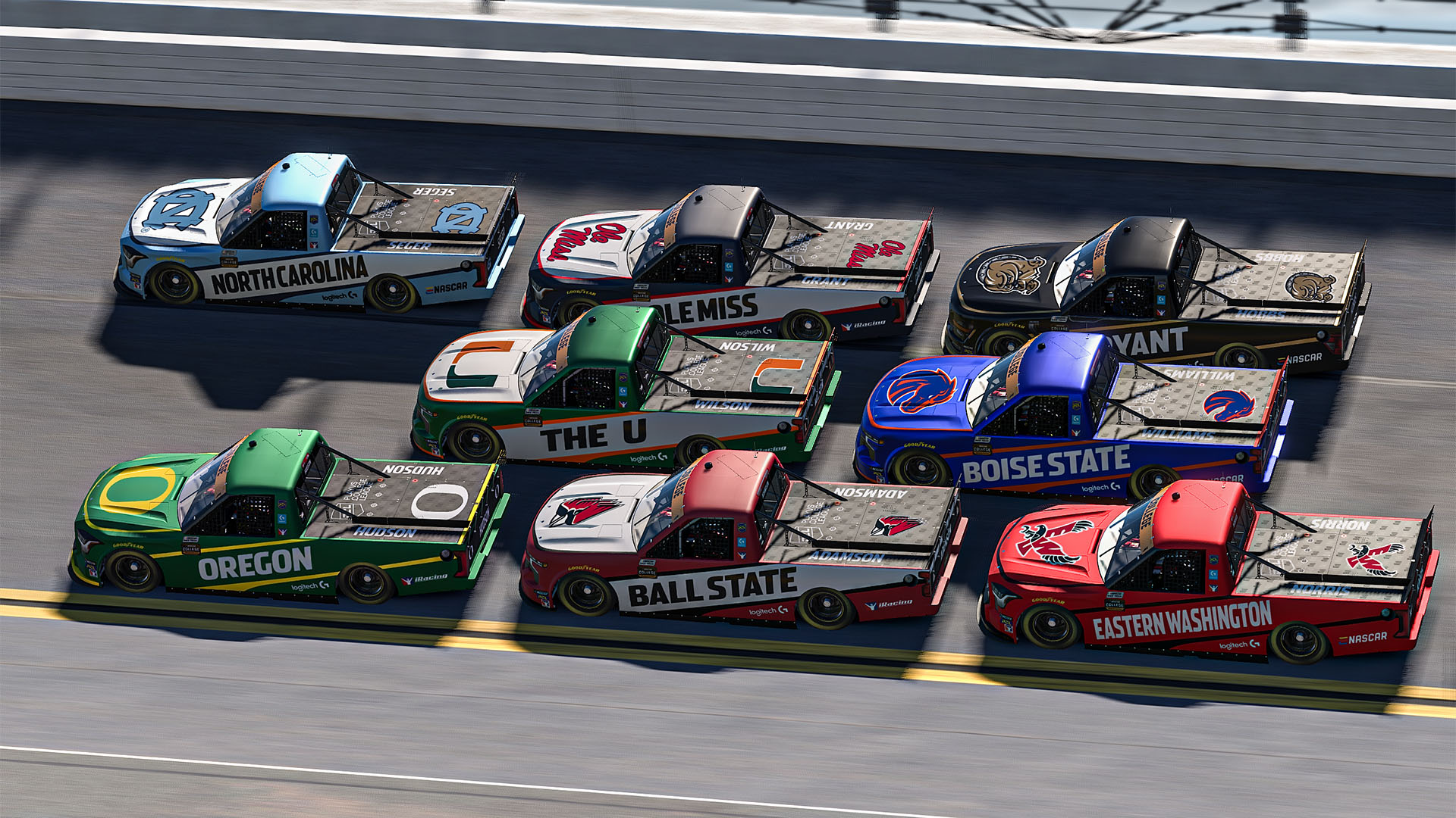 2025-26 eNASCAR College iRacing Series schedule announced