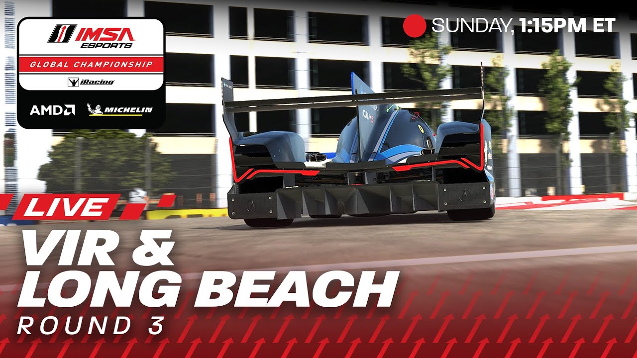 2025 IMSA Esports Global Championship | Round 3 at Long Beach, VIRginia | Race Preview