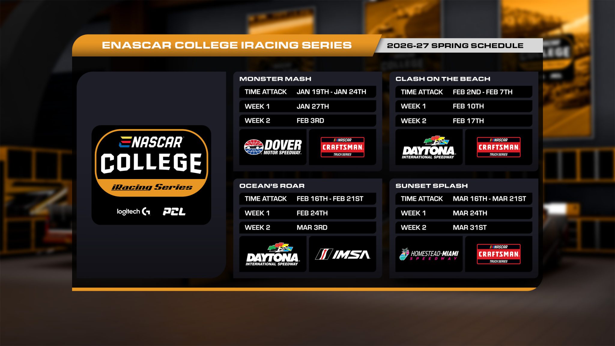 Iracing Nis Schedule 2027