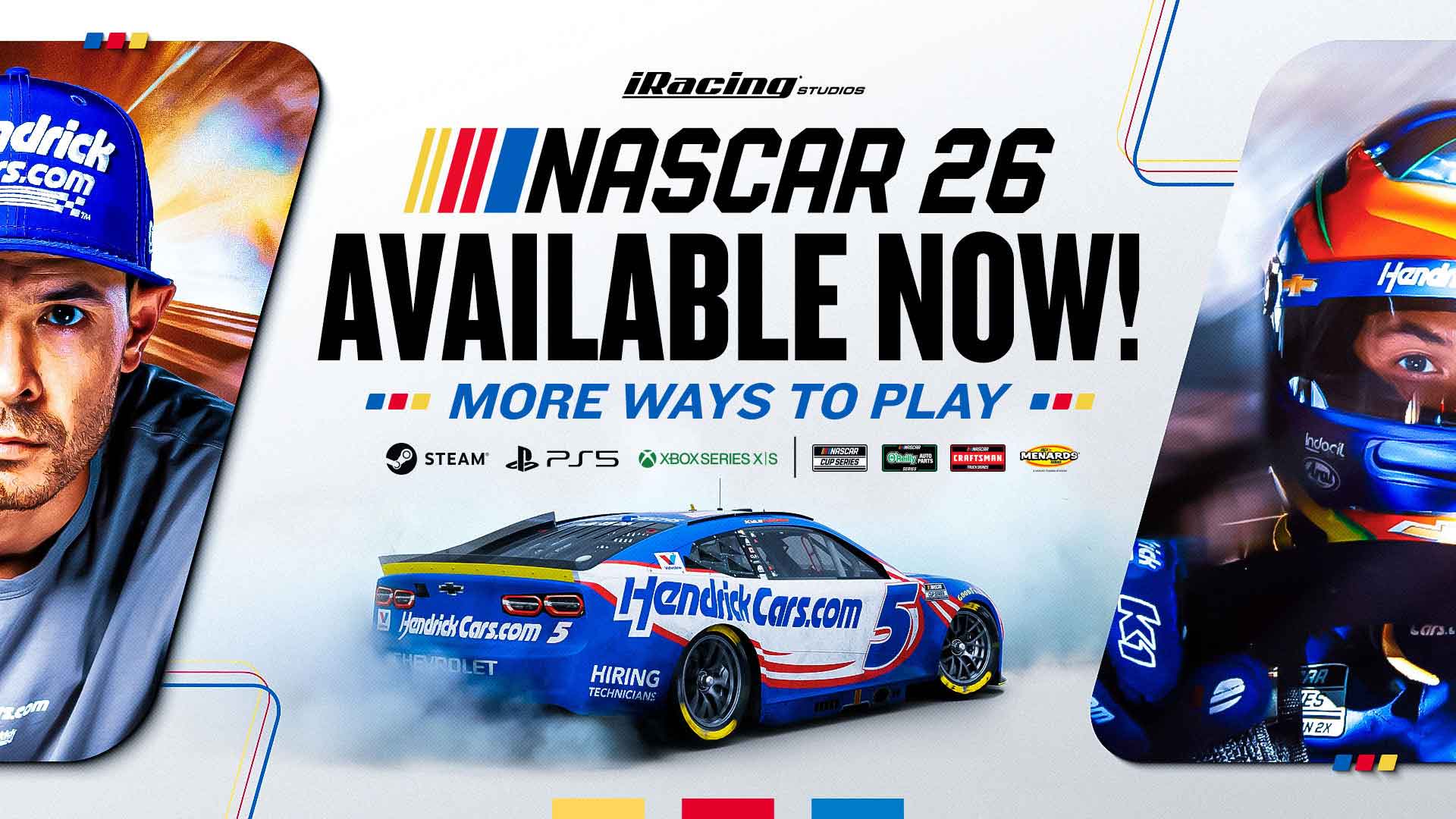 Start Your Engines! NASCAR 26 Launches Today on PC, PlayStation 5 & Xbox Series X|S